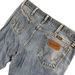 Wrangler 47MW2PW Premium Performance Cowboy Cut Distressed Jeans Rodeo 36x28.5